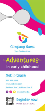 Show details for Education & Child Care 4 - Small Door Hanger Picture of Education & Child Care 4 - Small Door Hanger