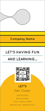 Show details for Education & Child Care 6 - Small Door Hanger Picture of Education & Child Care 6 - Small Door Hanger