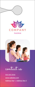 Show details for Sports & Fitness 1 - Large Door Hanger Picture of Sports & Fitness 1 - Large Door Hanger