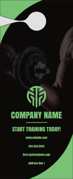 Show details for Sports & Fitness 2 - Large Door Hanger Picture of Sports & Fitness 2 - Large Door Hanger
