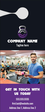Show details for Sports & Fitness 4 - Large Door Hanger Picture of Sports & Fitness 4 - Large Door Hanger