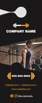 Show details for Sports & Fitness 5 - Large Door Hanger Picture of Sports & Fitness 5 - Large Door Hanger