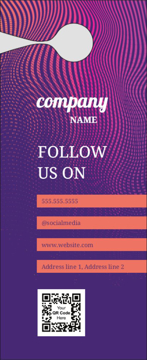 Show details for Sports & Fitness 8 - Large Door Hanger Picture of Sports & Fitness 8 - Large Door Hanger