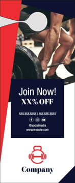 Show details for Sports & Fitness 11 - Large Door Hanger Picture of Sports & Fitness 11 - Large Door Hanger