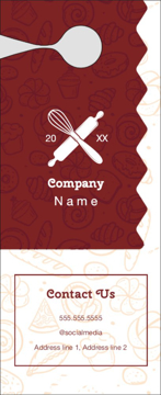 Show details for Food & Beverage 15 - Large Door Hanger Picture of Food & Beverage 15 - Large Door Hanger