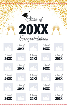 Show details for Graduation Tension Fabric Banner 1 - 8ft x 5ft Picture of Graduation Tension Fabric Banner 1 - 8ft x 5ft