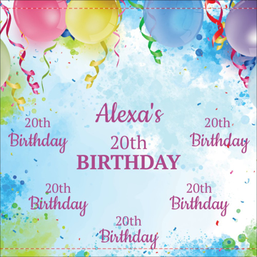 Show details for Birthday Tension Fabric Banner 2 - 8ft x 8ft Picture of Birthday Tension Fabric Banner 2 - 8ft x 8ft