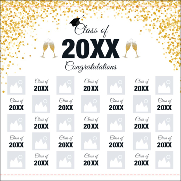 Show details for Graduation Tension Fabric Banner 1 - 8ft x 8ft Picture of Graduation Tension Fabric Banner 1 - 8ft x 8ft