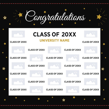 Show details for Graduation Tension Fabric Banner 3 - 8ft x 8ft Picture of Graduation Tension Fabric Banner 3 - 8ft x 8ft