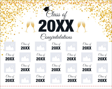 Show details for Graduation Tension Fabric Banner 1 - 8ft x 10ft Picture of Graduation Tension Fabric Banner 1 - 8ft x 10ft