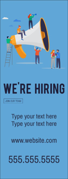 Show details for Now Hiring 11 - 60" x 23" Picture of Now Hiring 11 - 60" x 23"