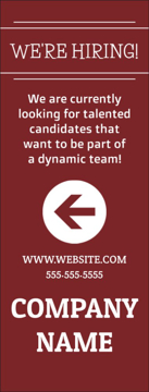 Show details for Now Hiring 6 - 60" x 23" Picture of Now Hiring 6 - 60" x 23"