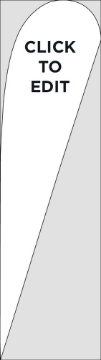 Picture of 15.5ft Teardrop Flag SFS