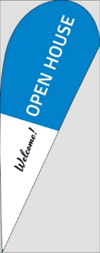 Show details for Real Estate 13 - 10ft Teardrop Flag Picture of Real Estate 13 - 10ft Teardrop Flag