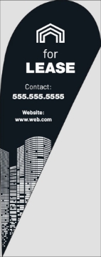 Show details for Real Estate 17 - 10ft Teardrop Flag Picture of Real Estate 17 - 10ft Teardrop Flag