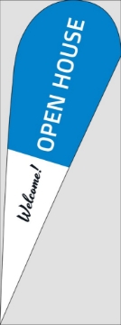 Show details for Real Estate 13 - 13ft Teardrop Flag Picture of Real Estate 13 - 13ft Teardrop Flag