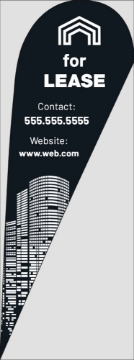 Show details for Real Estate 17 - 13ft Teardrop Flag Picture of Real Estate 17 - 13ft Teardrop Flag