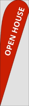 Show details for Real Estate 12 - 15ft Teardrop Flag Picture of Real Estate 12 - 15ft Teardrop Flag