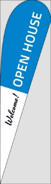 Show details for Real Estate 13 - 15ft Teardrop Flag Picture of Real Estate 13 - 15ft Teardrop Flag