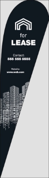 Show details for Real Estate 17 - 15ft Teardrop Flag Picture of Real Estate 17 - 15ft Teardrop Flag