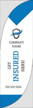 Show details for Insurance 01 - 7.5ft Feather Flag Picture of Insurance 01 - 7.5ft Feather Flag