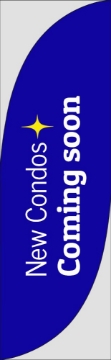 Show details for New Condos 7 - 7.5ft Feather Flag Picture of New Condos 7 - 7.5ft Feather Flag