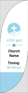Picture of Religious 08 - 7.5ft Feather Flag