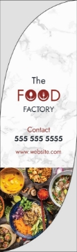 Show details for Restaurant 02 - 7.5ft Feather Flag Picture of Restaurant 02 - 7.5ft Feather Flag