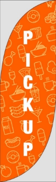 Picture of Take Out 10 - 7.5ft Feather Flag