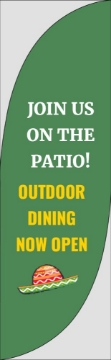 Show details for We're Open 873474368 - 7.5ft Feather Flag Picture of We're Open 873474368 - 7.5ft Feather Flag