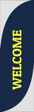 Show details for Welcome 1 - 7.5ft Feather Flag Picture of Welcome 1 - 7.5ft Feather Flag