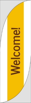 Show details for Welcome 2 - 7.5ft Feather Flag Picture of Welcome 2 - 7.5ft Feather Flag