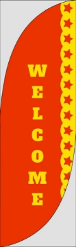 Show details for Welcome 5 - 7.5ft Feather Flag Picture of Welcome 5 - 7.5ft Feather Flag