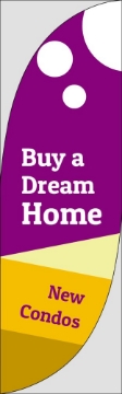 Show details for New Condos 5 - 10ft Feather Flag Picture of New Condos 5 - 10ft Feather Flag