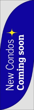Show details for New Condos 7 - 10ft Feather Flag Picture of New Condos 7 - 10ft Feather Flag