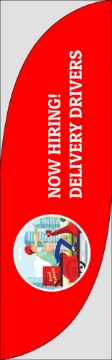 Show details for Pizza 6 - 10ft Feather Flag Picture of Pizza 6 - 10ft Feather Flag