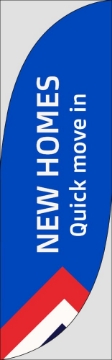 Show details for Real Estate-New Homes-01 - 10ft Feather Flag Picture of Real Estate-New Homes-01 - 10ft Feather Flag