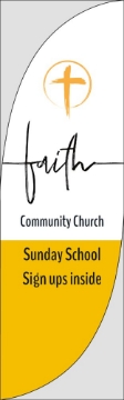 Picture of Religious #1 - 10ft Feather Flag