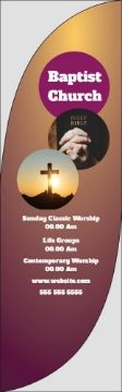 Picture of Religious 17 - 10ft Feather Flag