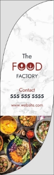 Show details for Restaurant 02 - 10ft Feather Flag Picture of Restaurant 02 - 10ft Feather Flag
