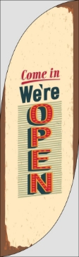 Show details for We're Open 873474300 - 10ft Feather Flag Picture of We're Open 873474300 - 10ft Feather Flag