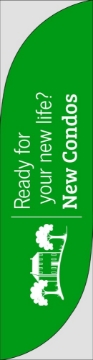 Show details for New Condos 8 - 13ft Feather Flag Picture of New Condos 8 - 13ft Feather Flag