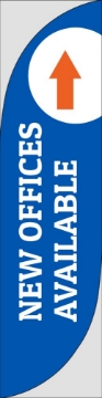Picture of Office Space 1 - 13ft Feather Flag