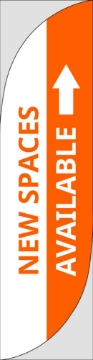 Picture of Office Space 3 - 13ft Feather Flag