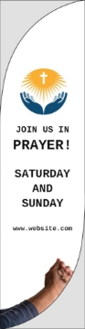 Show details for Religious 9 - 13ft Feather Flag Picture of Religious 9 - 13ft Feather Flag