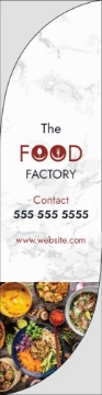 Show details for Restaurant 02 - 13ft Feather Flag Picture of Restaurant 02 - 13ft Feather Flag