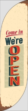 Show details for We're Open 873474300 - 13ft Feather Flag Picture of We're Open 873474300 - 13ft Feather Flag