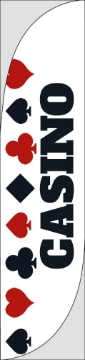 Show details for Casino 2 - 15.5ft Feather Flag Picture of Casino 2 - 15.5ft Feather Flag
