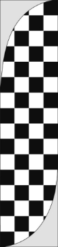 Show details for Checkered 877832150 - 15.5ft Feather Flag Picture of Checkered 877832150 - 15.5ft Feather Flag