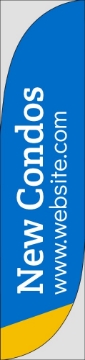 Show details for New Condos 2 - 15.5ft Feather Flag Picture of New Condos 2 - 15.5ft Feather Flag